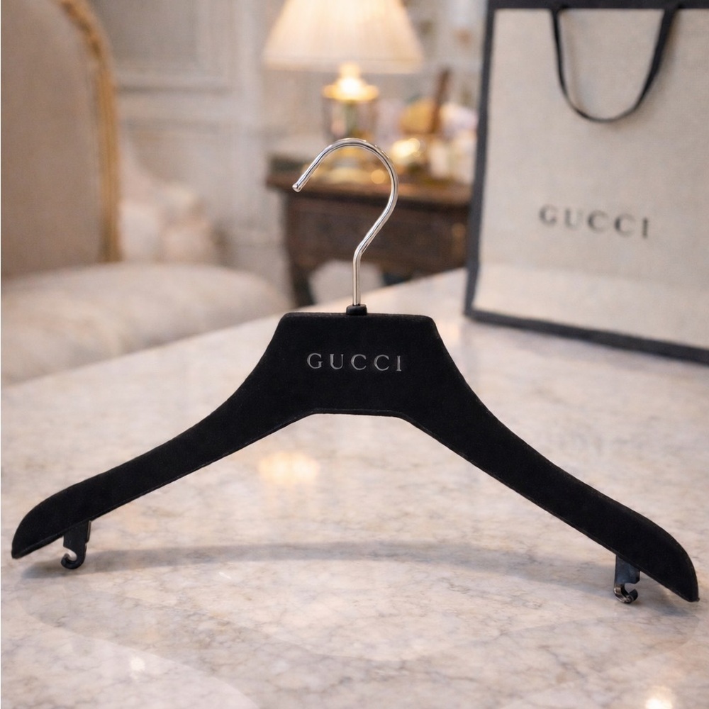 Gucci Black Designer Hanger